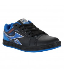 Vostro Black Royal Blue Casual Shoes for Men - VSS0160